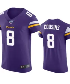 Kirk Cousins Minnesota Vikings Nike 100th Season Vapor Elite Jersey - Purple