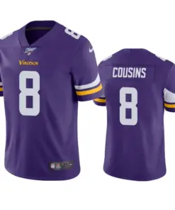 Kirk Cousins Minnesota Vikings Nike 100th Season Vapor Limited Jersey - Purple