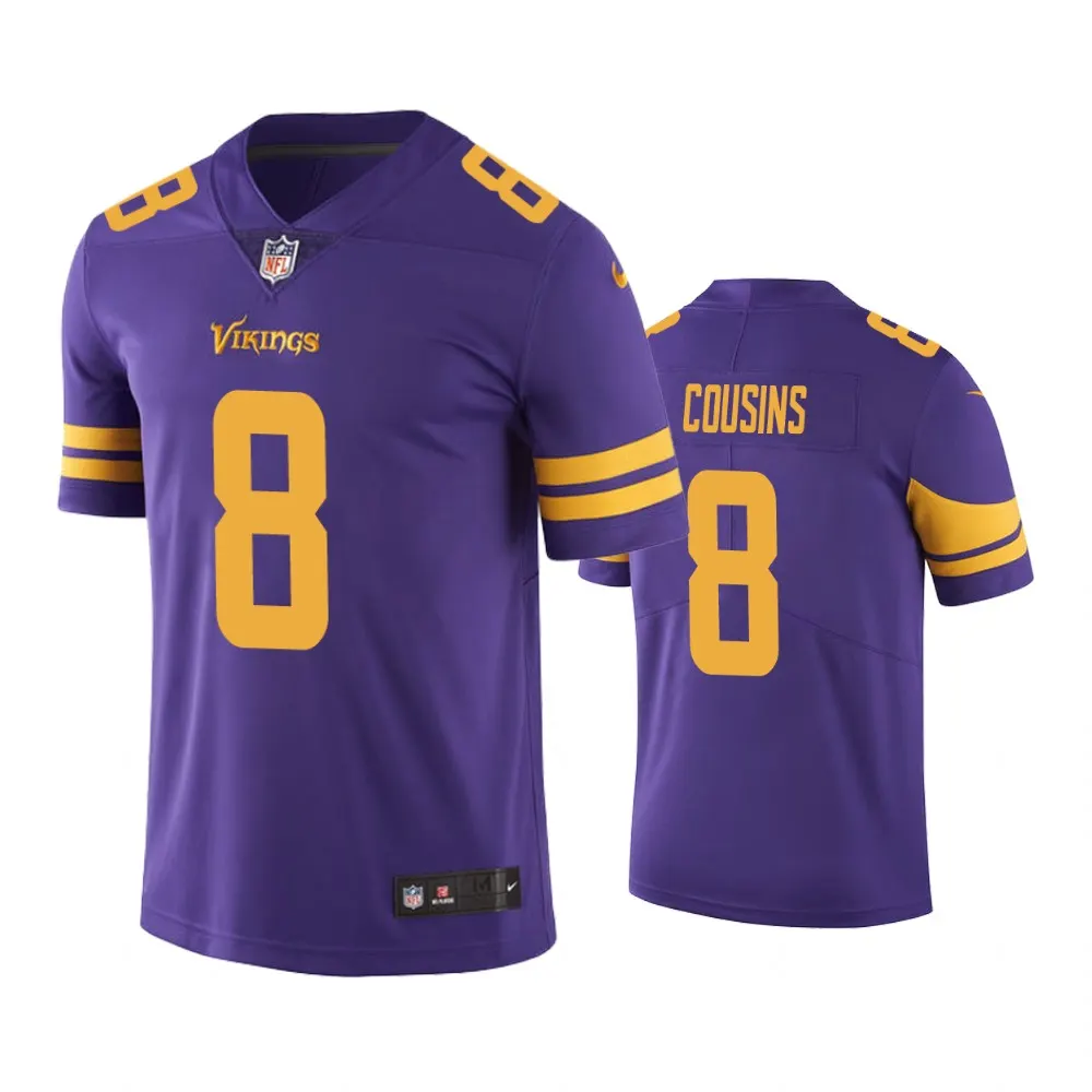 Kirk Cousins Minnesota Vikings Nike Color Rush Limited Jersey - Purple