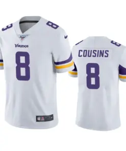 Kirk Cousins Minnesota Vikings Nike 100th Season Vapor Limited Jersey - White