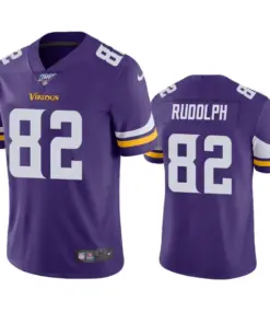 Kyle Rudolph Minnesota Vikings Nike 100th Season Vapor Limited Jersey - Purple