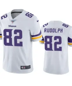 Kyle Rudolph Minnesota Vikings Nike 100th Season Vapor Limited Jersey - White