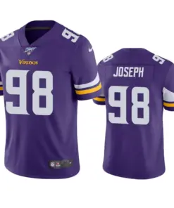 Linval Joseph Minnesota Vikings Nike 100th Season Vapor Limited Jersey - Purple
