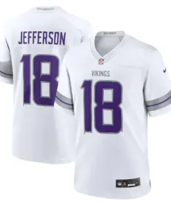 Justin Jefferson Minnesota Vikings Nike Alternate Game Jersey - White - Justin Jefferson Mens - White