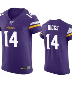 Stefon Diggs Minnesota Vikings Nike 100th Season Vapor Elite Jersey - Purple