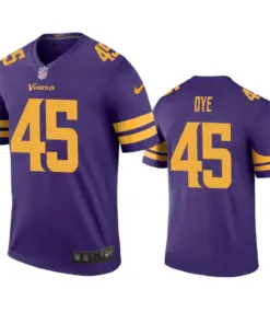 Troy Dye Minnesota Vikings Nike Color Rush Legend Jersey - Purple