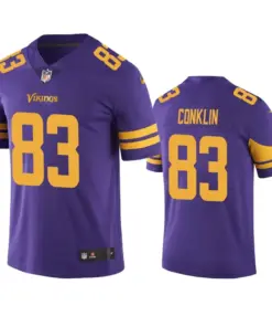 Tyler Conklin Minnesota Vikings Nike Color Rush Limited Jersey - Purple