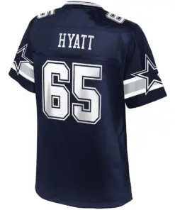 Mitch Hyatt Dallas Cowboys NFL Pro Line Women's Team Player Jersey - Navy - Image 3