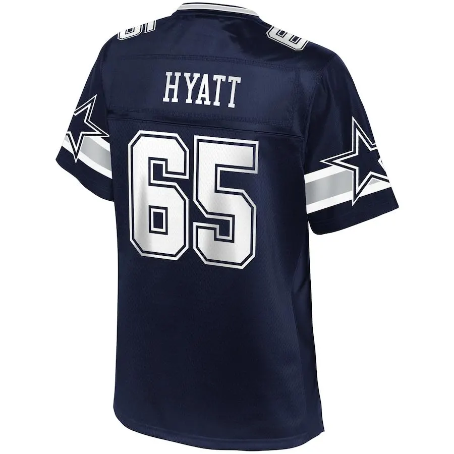 Mitch Hyatt Dallas Cowboys NFL Pro Line Women's Team Player Jersey - Navy - Image 3