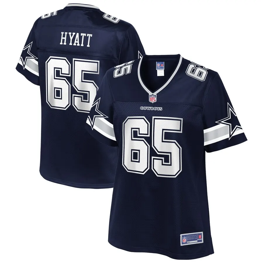 Mitch Hyatt Dallas Cowboys NFL Pro Line Women's Team Player Jersey - Navy