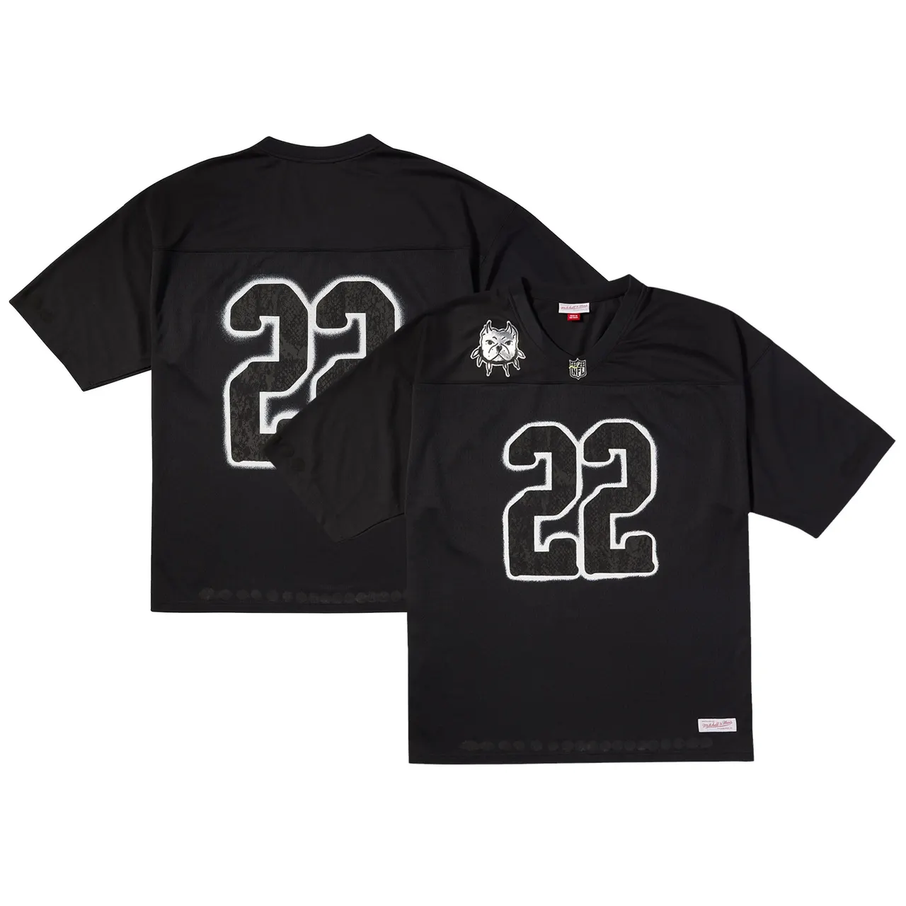 Mitchell & Ness NFL Por La Cultura x CHITO Limited Edition Jersey - Black - Image 2