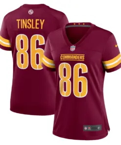 Alternative view of Mitchell Tinsley Washington Commanders Nike Women's Team Game Jersey - Burgundy