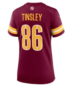 Mitchell Tinsley Washington Commanders Nike Women's Team Game Jersey - Burgundy - Image 4