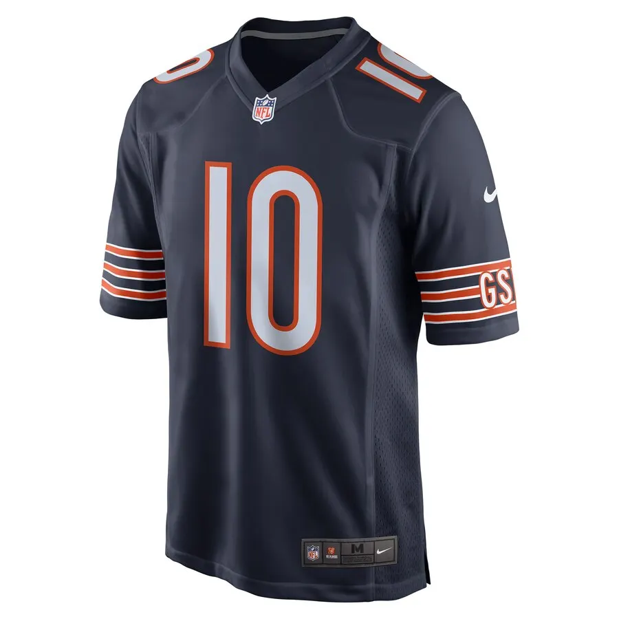 Mitchell Trubisky Chicago Bears Nike Game Jersey - Navy - Image 2