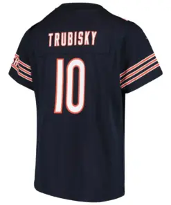 Mitchell Trubisky Chicago Bears Nike Girls Youth Game Jersey - Navy - Image 3