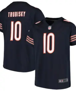 Mitchell Trubisky Chicago Bears Nike Girls Youth Game Jersey - Navy
