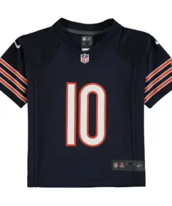 Alternative view of Mitchell Trubisky Chicago Bears Nike Preschool Game Jersey - Navy