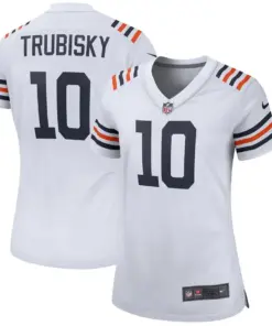 Mitchell Trubisky Chicago Bears Nike Women's 2019 Alternate Classic Game Jersey - White