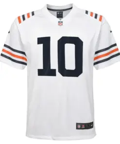 Alternative view of Mitchell Trubisky Chicago Bears Nike Youth 2019 Alternate Classic Game Jersey - White