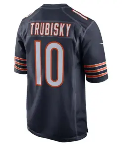 Mitchell Trubisky Chicago Bears Nike Youth Game Jersey - Navy - Image 3