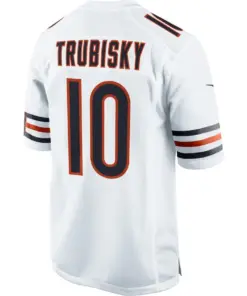 Mitchell Trubisky Chicago Bears Nike Youth Game Jersey - White - Image 3
