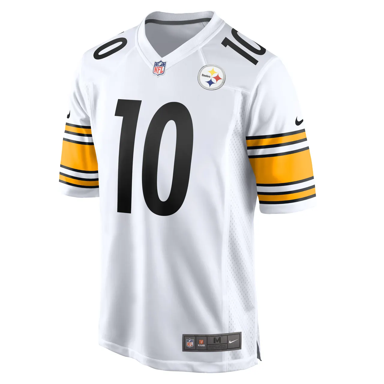 Mitchell Trubisky Pittsburgh Steelers Nike Game Player Jersey - White - Image 3