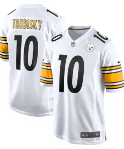 Mitchell Trubisky Pittsburgh Steelers Nike Game Player Jersey - White