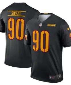 Alternative view of Montez Sweat Washington Commanders Nike Alternate Legend Jersey - Black