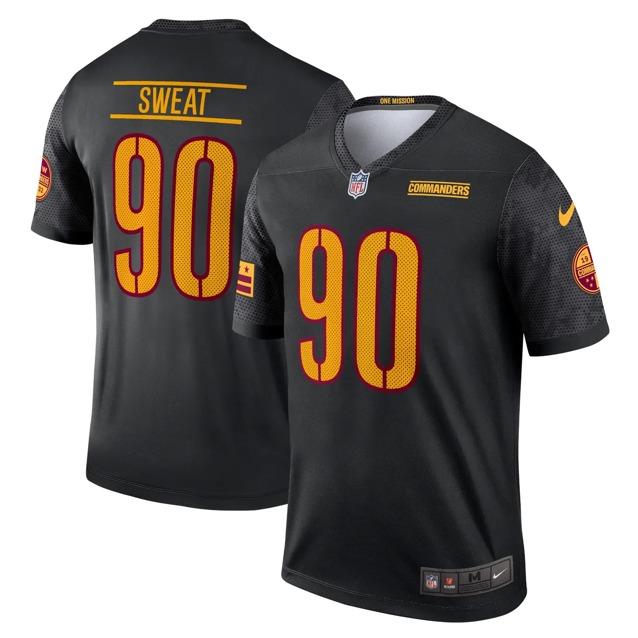 Montez Sweat Washington Commanders Nike Alternate Legend Jersey - Black - Image 2