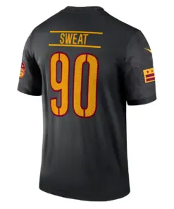 Montez Sweat Washington Commanders Nike Alternate Legend Jersey - Black - Image 4