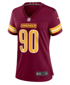 Montez Sweat Washington Commanders Nike Women's Player Game Jersey - Burgundy - Image 3