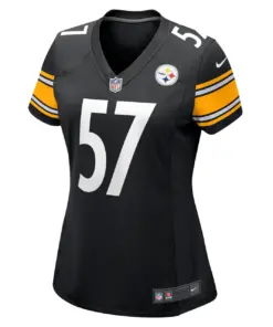 Montravius Adams Pittsburgh Steelers Nike Women's Game Player Jersey - Black - Image 3