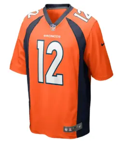 Montrell Washington Denver Broncos Nike Game Player Jersey - Orange - Image 3
