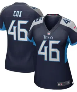 Morgan Cox Tennessee Titans Nike Women's Game Jersey - Navy
