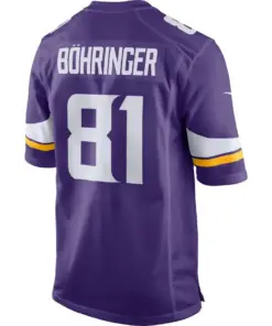 Moritz Bohringer Minnesota Vikings Nike Youth Team Color Game Jersey - Purple - Image 3