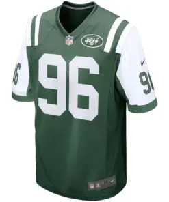Alternative view of Muhammad Wilkerson New York Jets Nike Game Jersey - Kelly Green