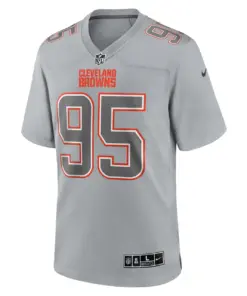 Myles Garrett Cleveland Browns Nike Atmosphere Fashion Game Jersey - Gray - Image 3