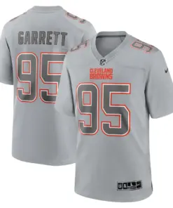 Alternative view of Myles Garrett Cleveland Browns Nike Atmosphere Fashion Game Jersey - Gray