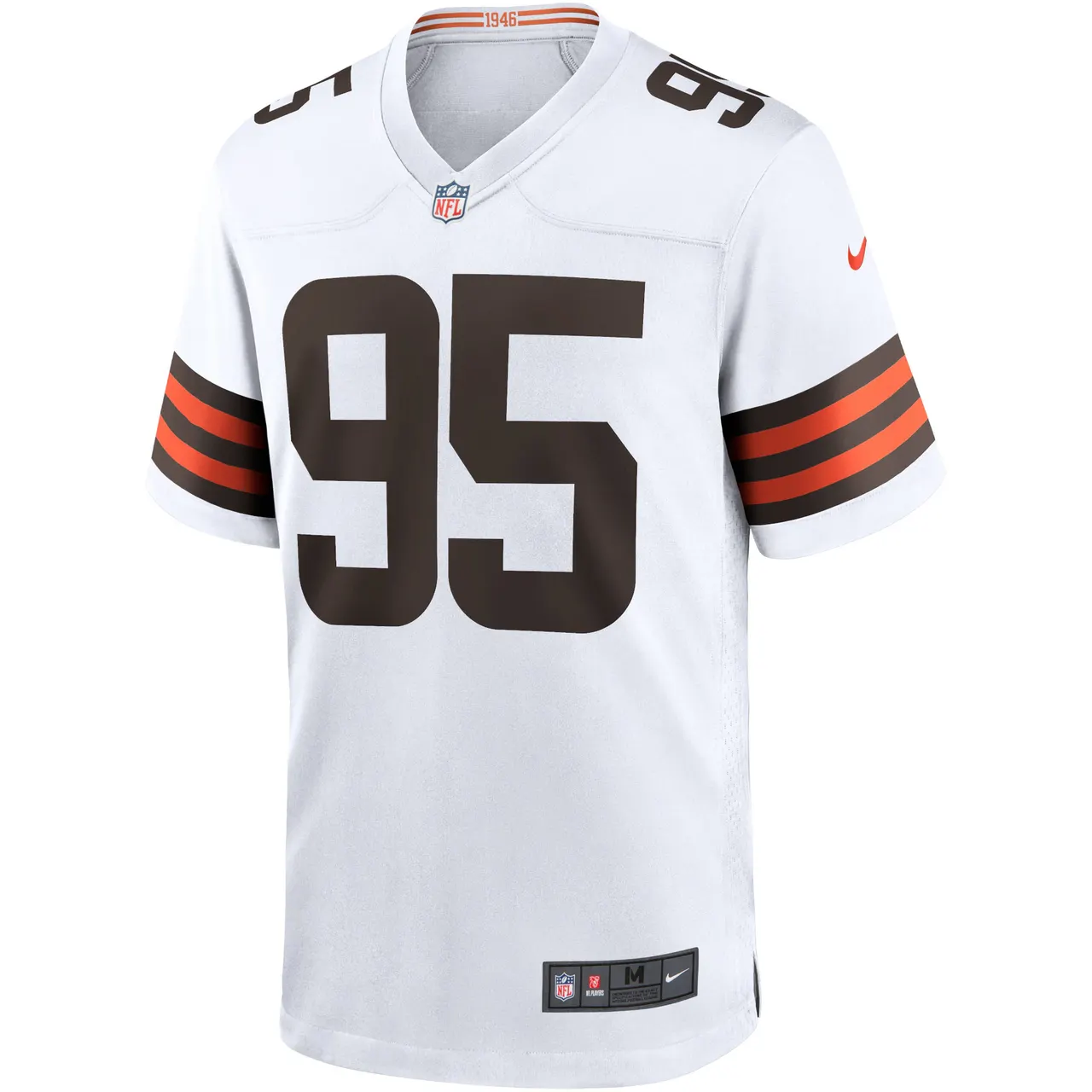 Myles Garrett Cleveland Browns Nike Player Game Jersey - White - Image 3