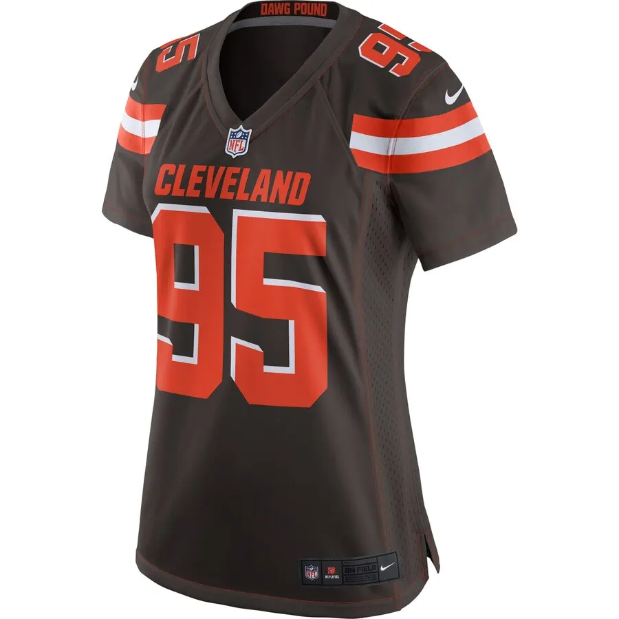 Myles Garrett Cleveland Browns Nike Women's Game Jersey - Brown - Image 2