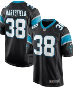 Myles Hartsfield Carolina Panthers Nike Game Jersey - Black