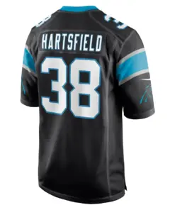 Myles Hartsfield Carolina Panthers Nike Game Jersey - Black - Image 4