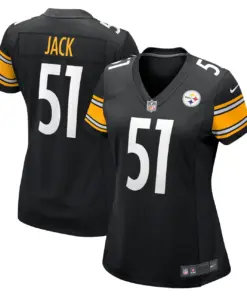 Alternative view of Myles Jack Pittsburgh Steelers Nike Women's Game Player Jersey - Black