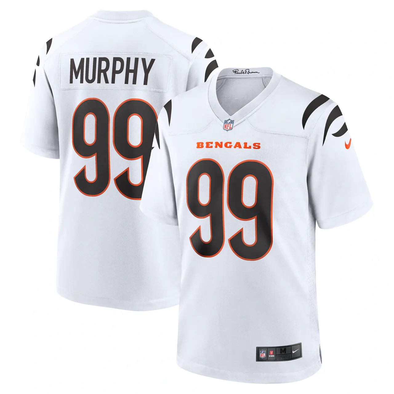 Myles Murphy Cincinnati Bengals Nike Team Game Jersey - Orange - Image 9