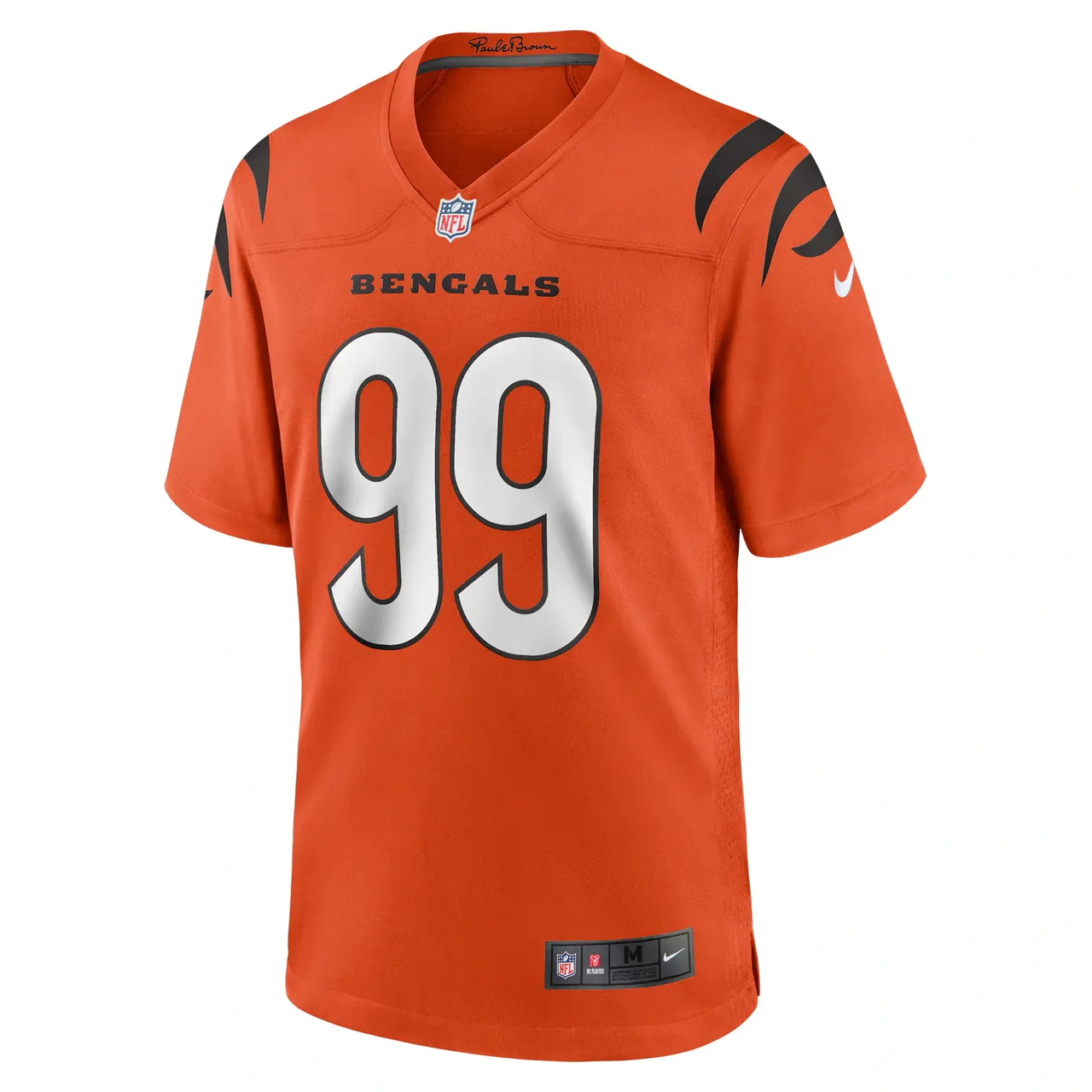Myles Murphy Cincinnati Bengals Nike Team Game Jersey - Orange - Image 3