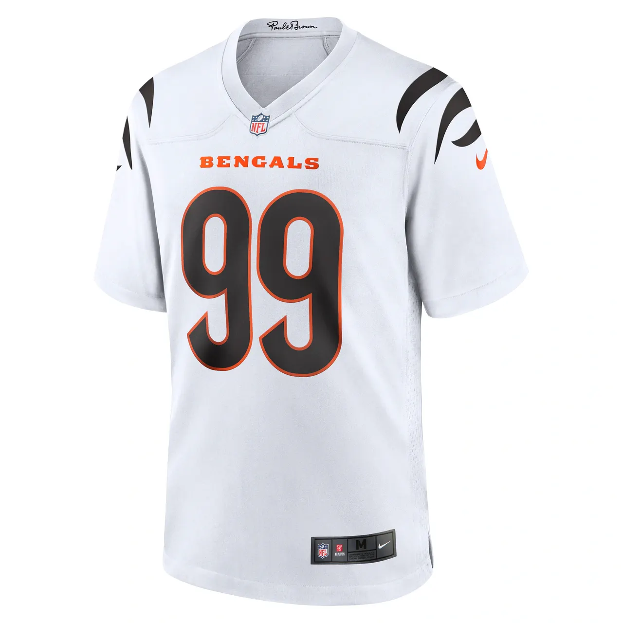 Myles Murphy Cincinnati Bengals Nike Team Game Jersey - White - Image 3