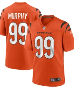 Myles Murphy Cincinnati Bengals Nike Team Game Jersey - White - Image 5