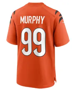 Myles Murphy Cincinnati Bengals Nike Team Game Jersey - White - Image 7