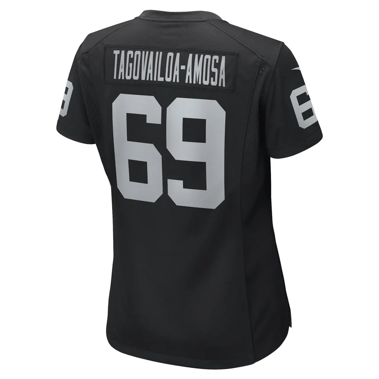 Myron Tagovailoa-Amosa Las Vegas Raiders Nike Women's Game Player Jersey - Black - Image 4