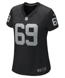 Myron Tagovailoa-Amosa Las Vegas Raiders Nike Women's Game Player Jersey - Black - Image 3